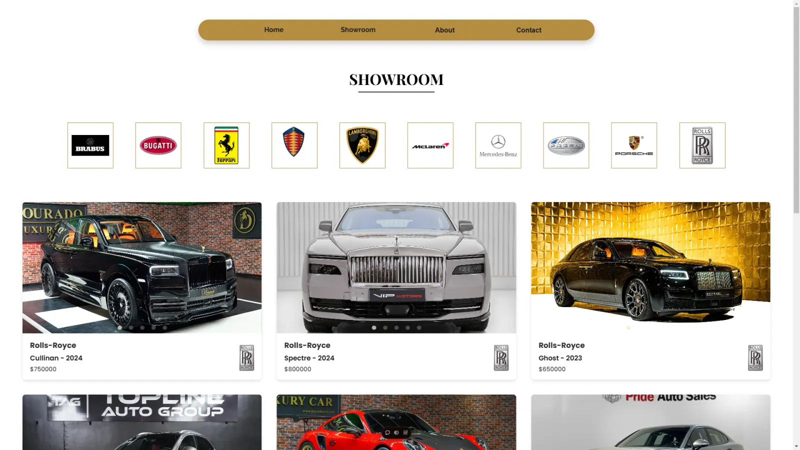 About the showroom